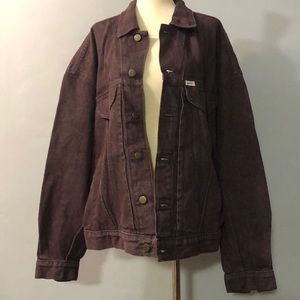 Vintage Guess jean jacket Georges Marciano purple